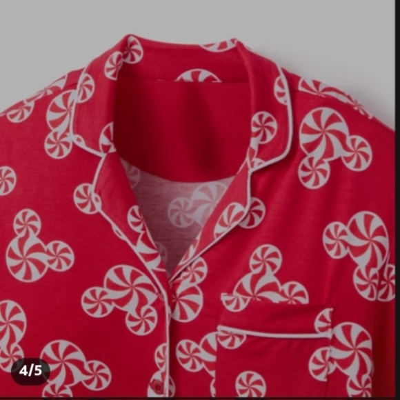 Disney Peppermint Pjs Sz L - Picture 4 of 5